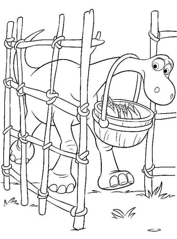 The Good Dinosaur Coloring Pages 58