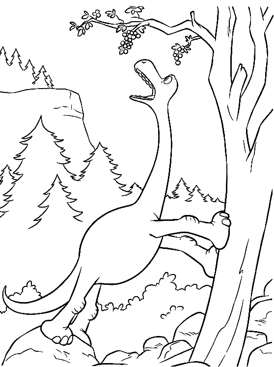 Desenhos de Bom Dinossauro Para Colorir