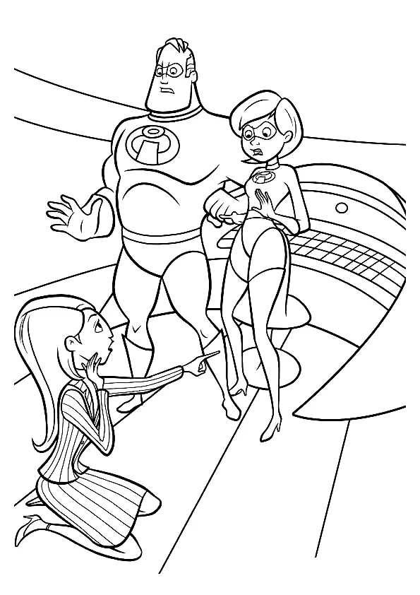 The Incredibles Coloring Pages 36