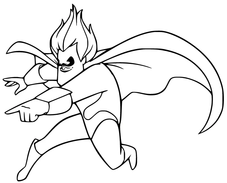 The Incredibles Coloring Pages 41