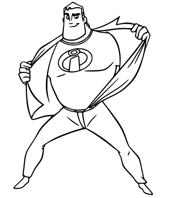 The Incredibles Coloring Pages 47