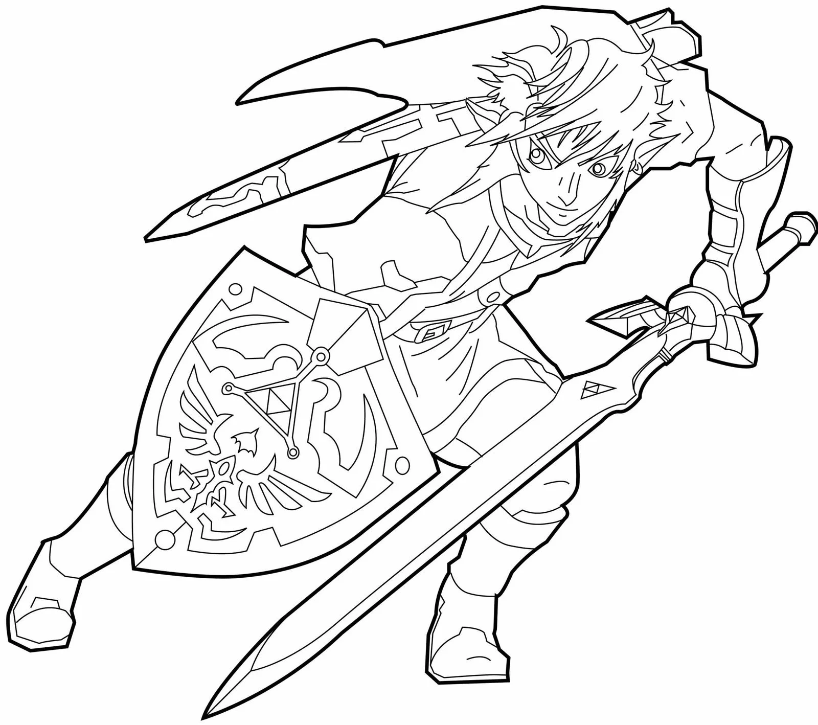 The Legend Of Zelda Tears Of The Kingdom Coloring Pages 10