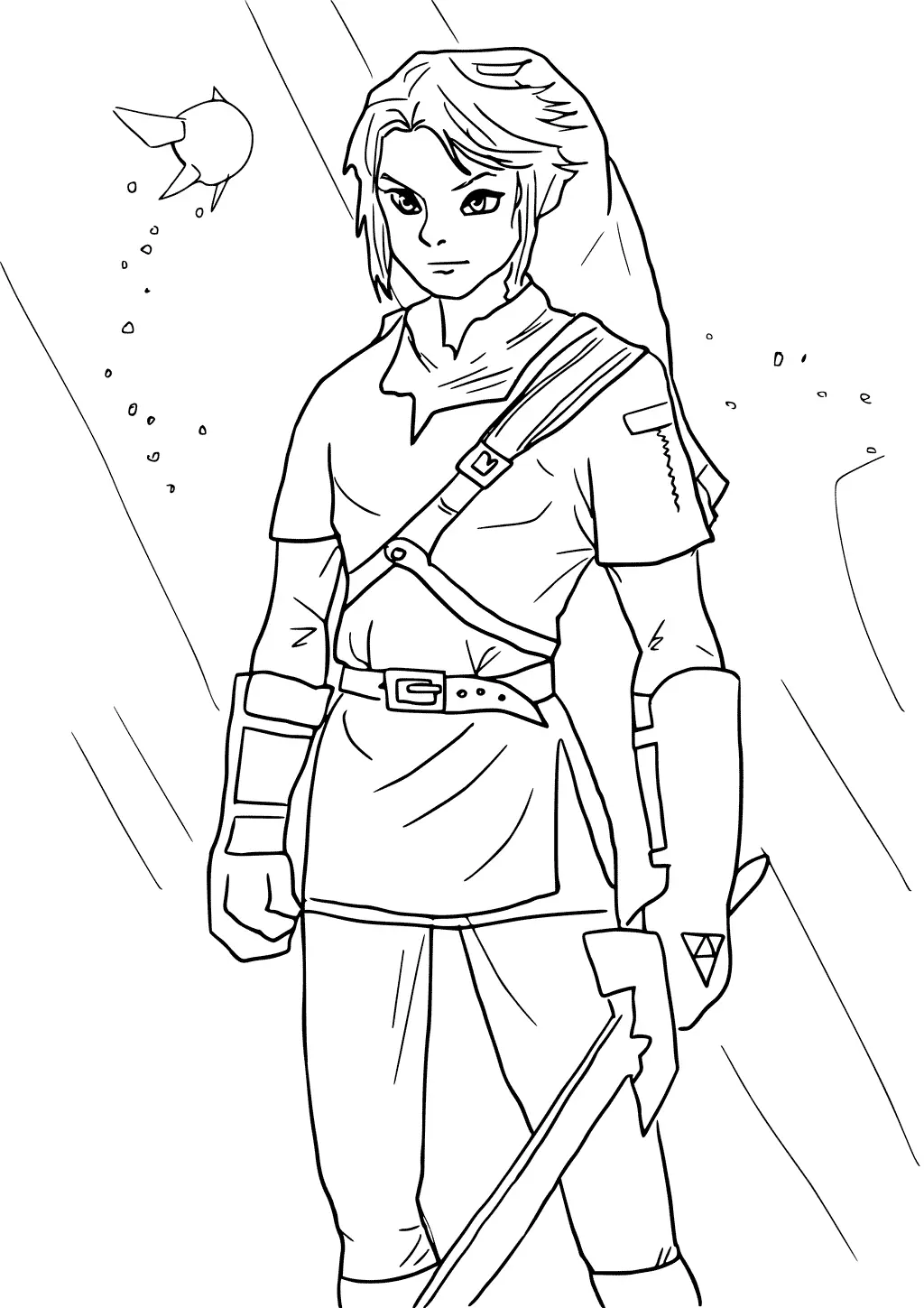 The Legend Of Zelda Tears Of The Kingdom Coloring Pages 14