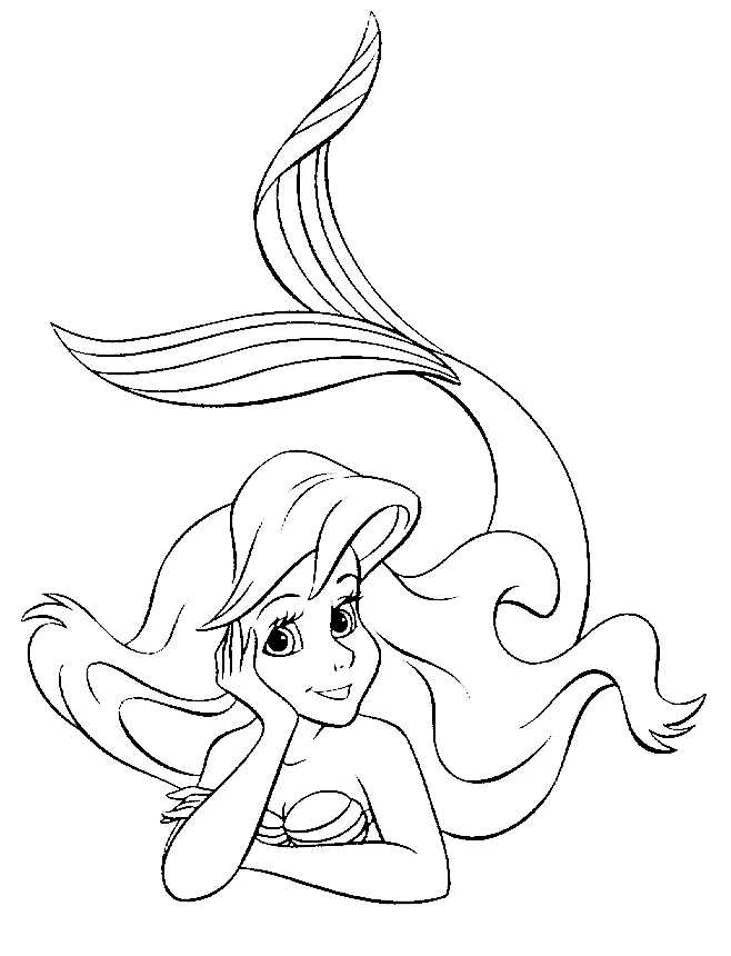 The Little Mermaid Coloring Pages 29