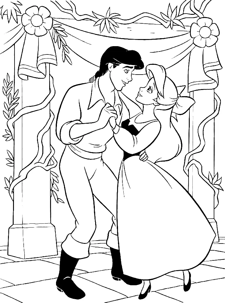 The Little Mermaid Coloring Pages 31