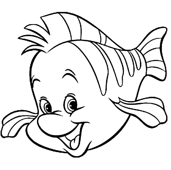 The Little Mermaid Coloring Pages 4