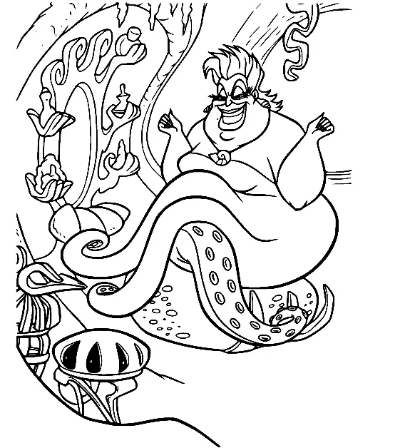 The Little Mermaid Coloring Pages 6