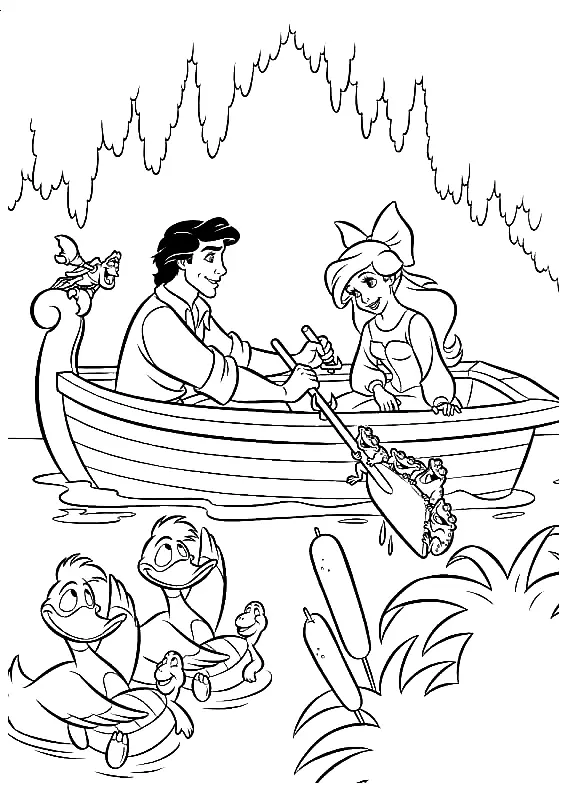 The Little Mermaid Coloring Pages 60