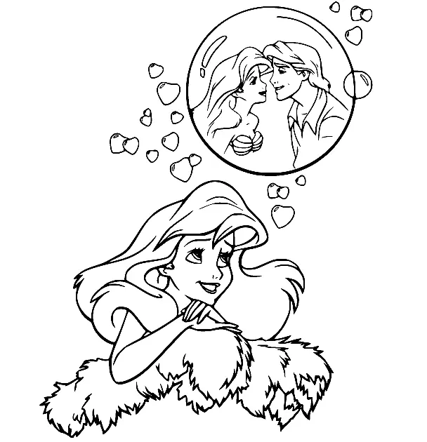 The Little Mermaid Coloring Pages 64