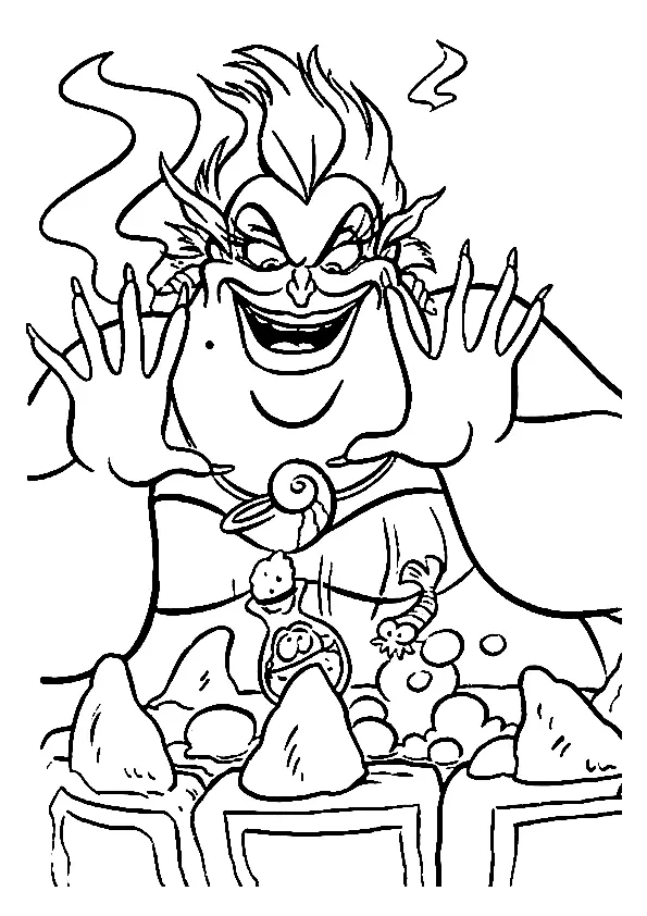 The Little Mermaid Coloring Pages 7