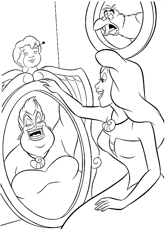The Little Mermaid Coloring Pages 73