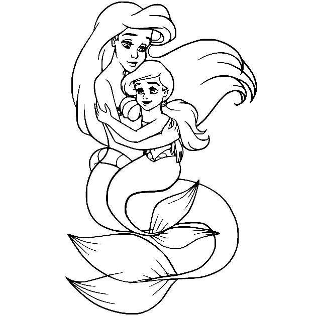 The Little Mermaid Coloring Pages 8