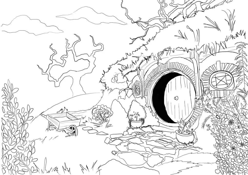 The Lord of the Rings Coloring Pages 1