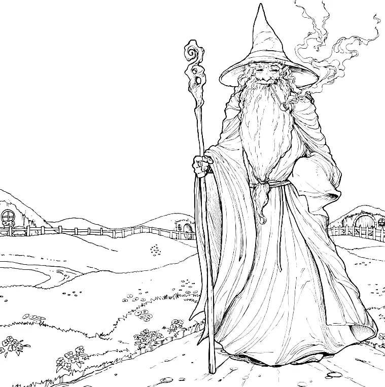 The Lord of the Rings Coloring Pages 10