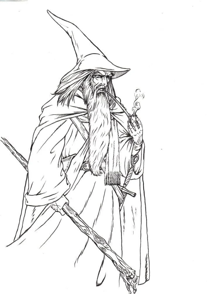 The Lord of the Rings Coloring Pages 205