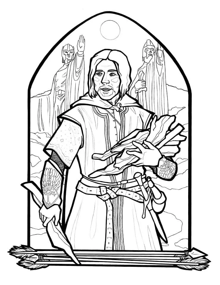 The Lord of the Rings Coloring Pages 209