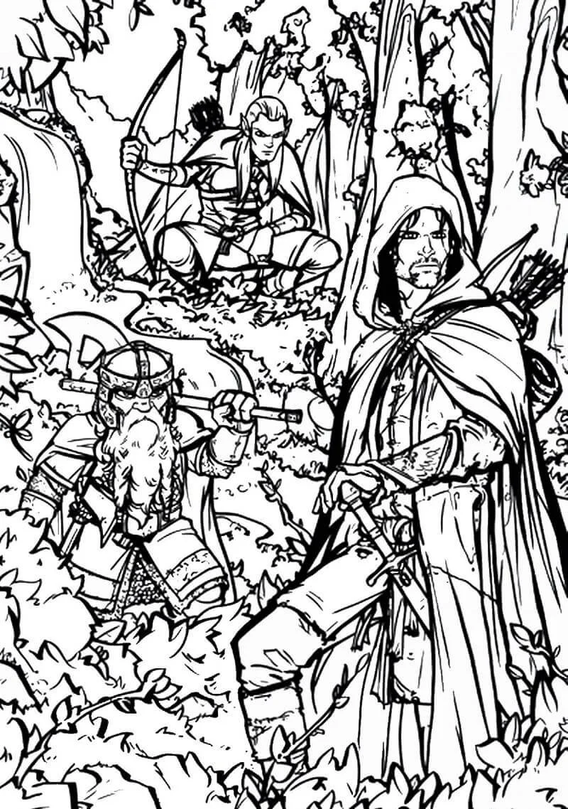 The Lord of the Rings Coloring Pages 240