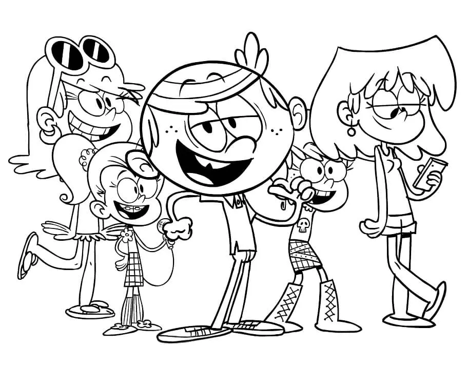 The Loud House Coloring Pages 63