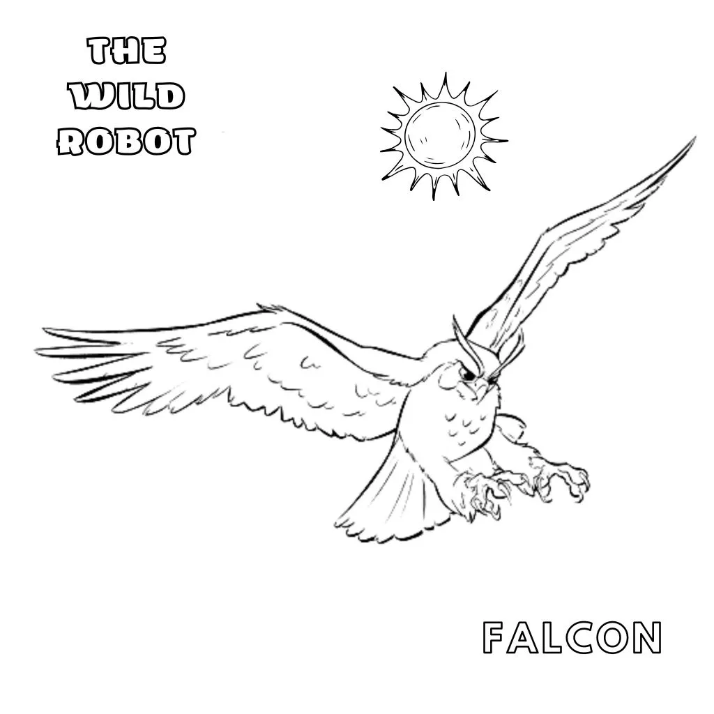 The Wild Robot Coloring Pages 19