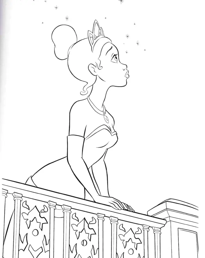 Tiana Coloring Pages 17