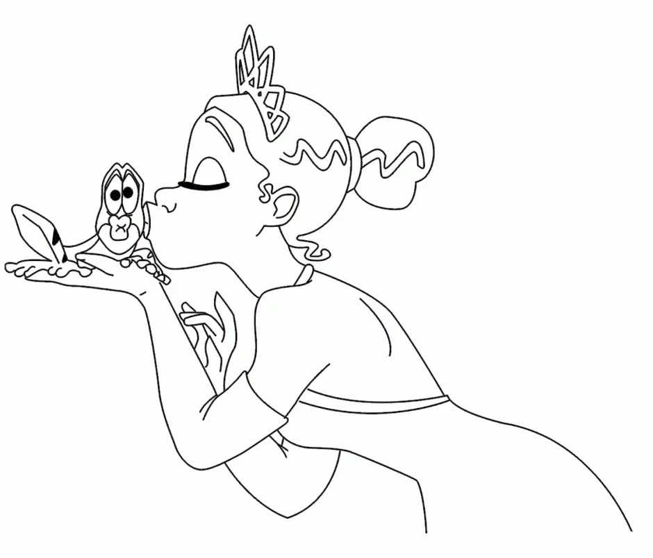 Tiana Coloring Pages 22