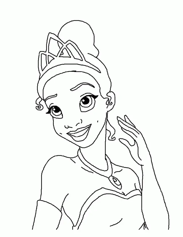 Tiana Coloring Pages 27