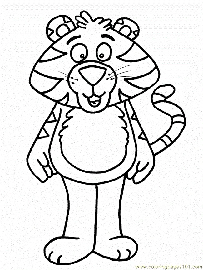 Desenhos de Tigre Para Colorir 114