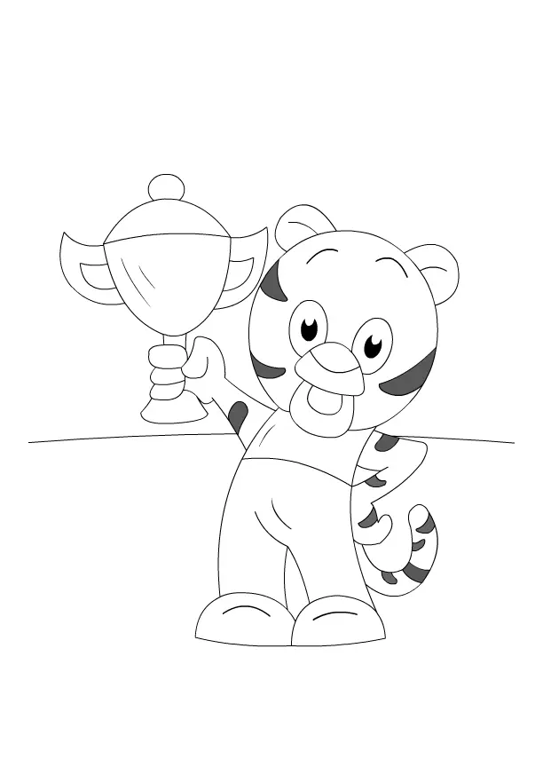 Tiger Coloring Pages 131