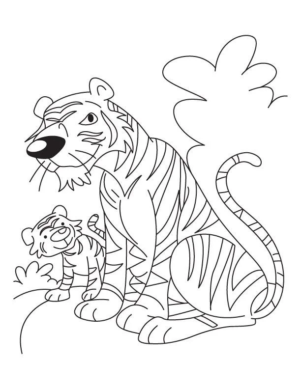 Tigres Para Colorear 148