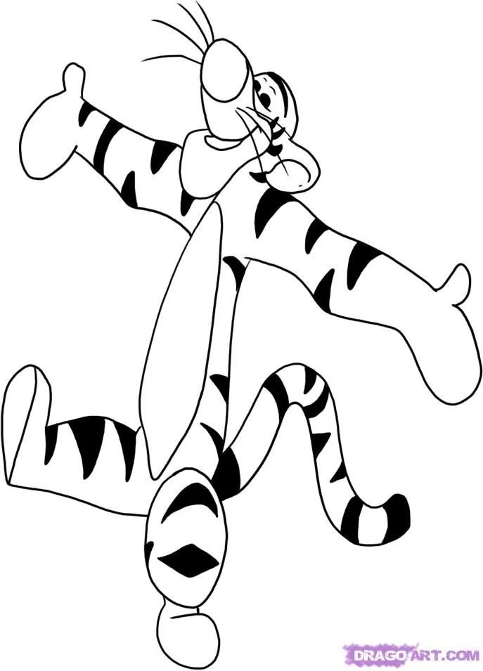 Tiger Coloring Pages 164