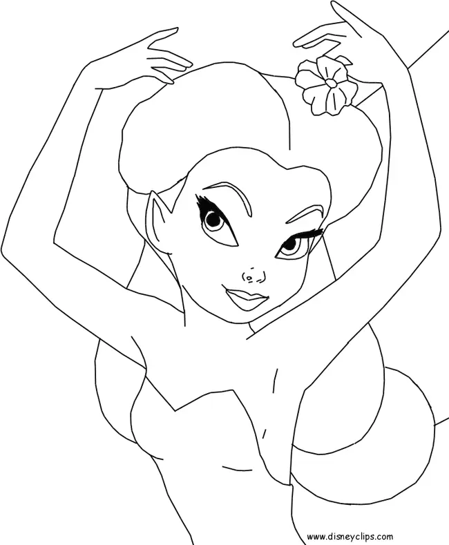 Desenhos de Tinker Bell Para Colorir