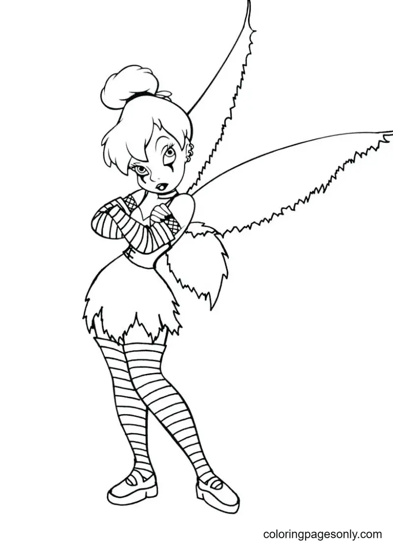 Tinkerbell Coloring Pages 21