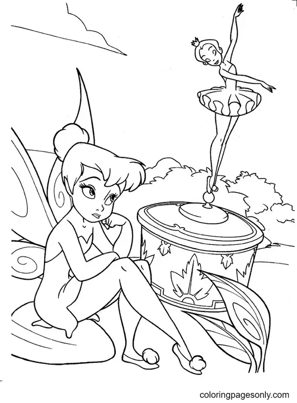 Tinkerbell Coloring Pages 42