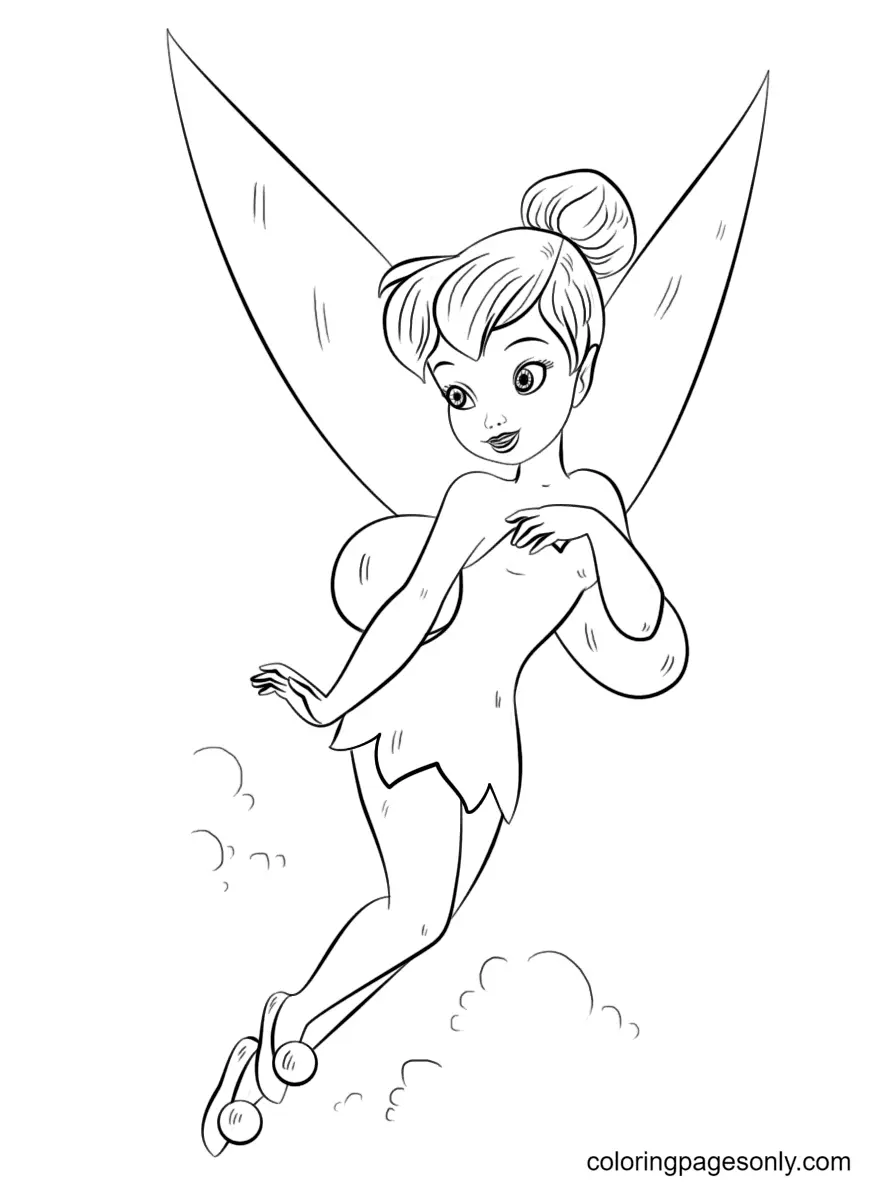 Tinkerbell Coloring Pages 46