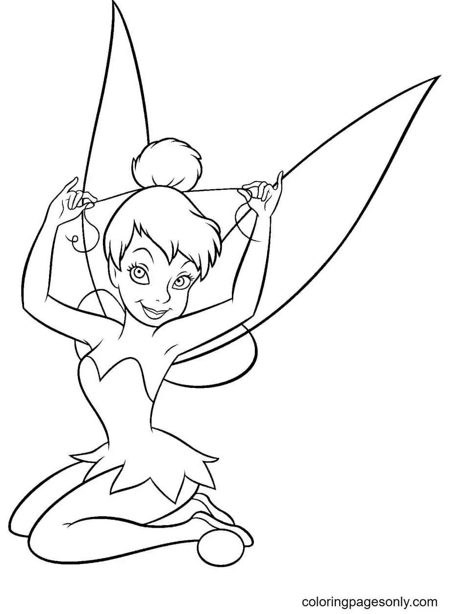 Tinkerbell Coloring Pages 48