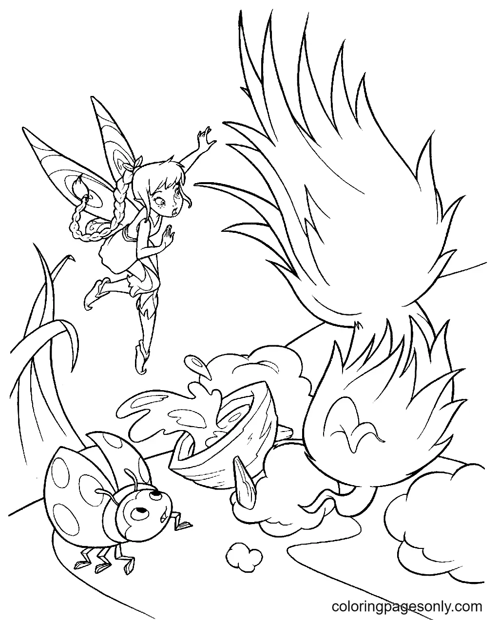 Tinkerbell Coloring Pages 54