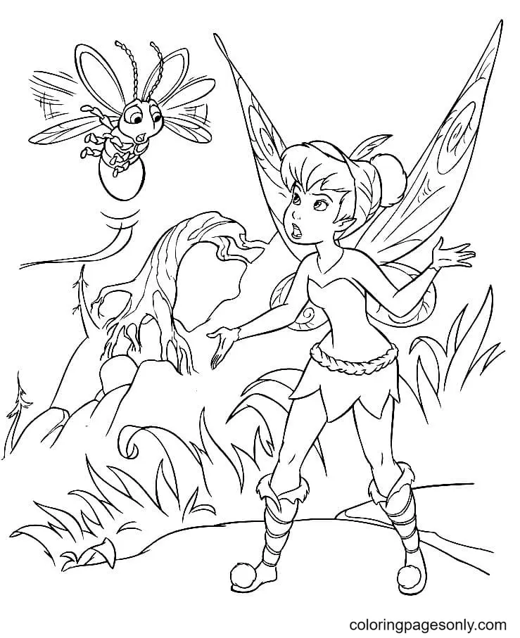 Tinkerbell Coloring Pages 55