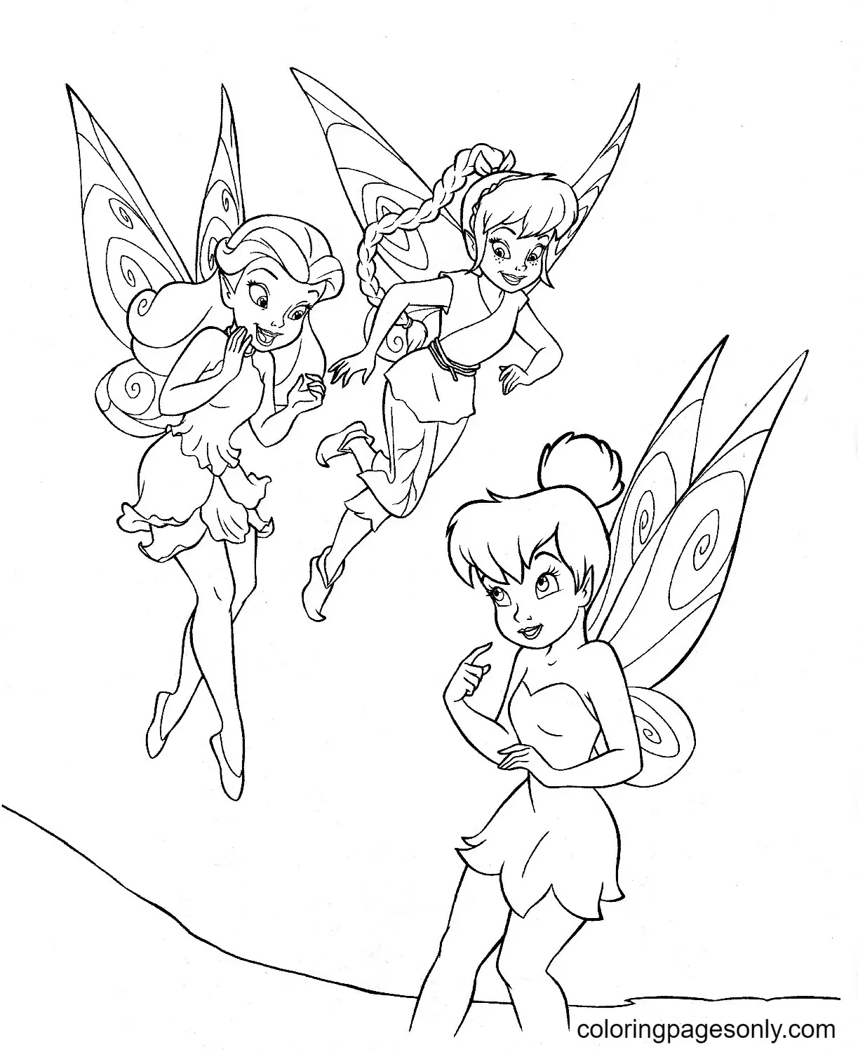 Tinkerbell Coloring Pages 59