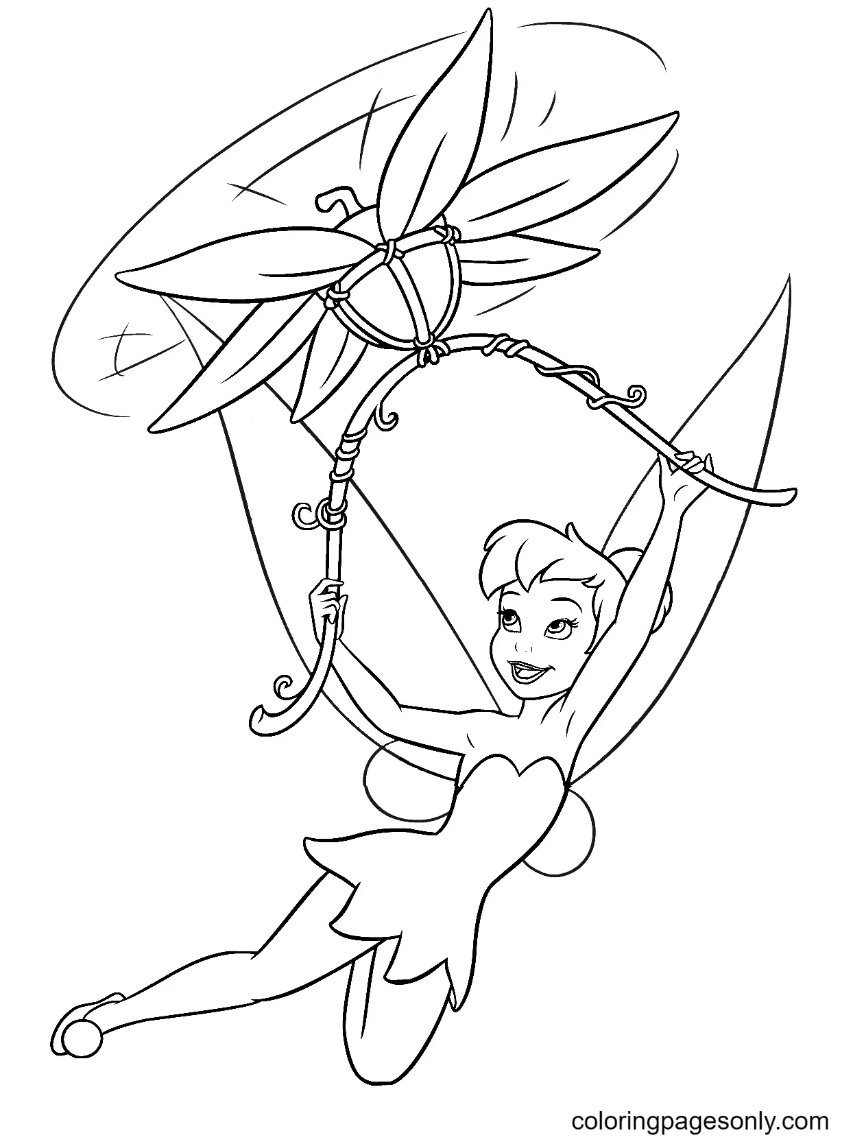 Tinkerbell Coloring Pages 60