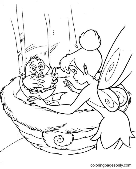 Tinkerbell Coloring Pages 67