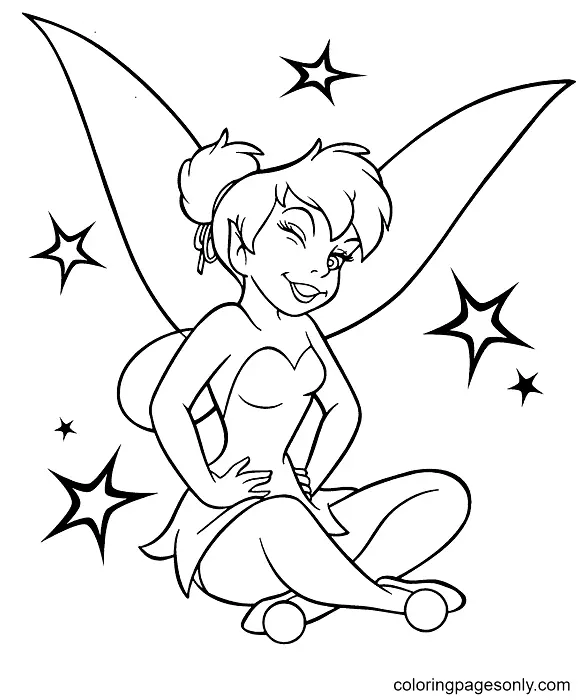 Tinkerbell Coloring Pages 68