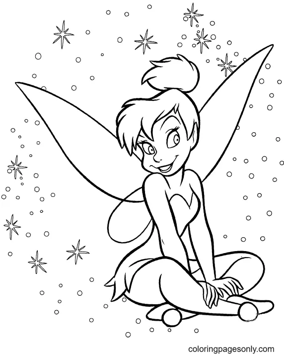 Tinkerbell Coloring Pages 70