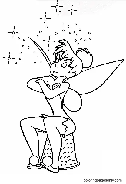 Desenhos de Tinkerbell Para Colorir