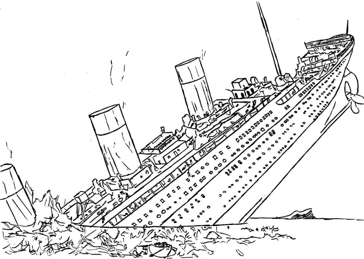 Titanic Coloring Pages 50