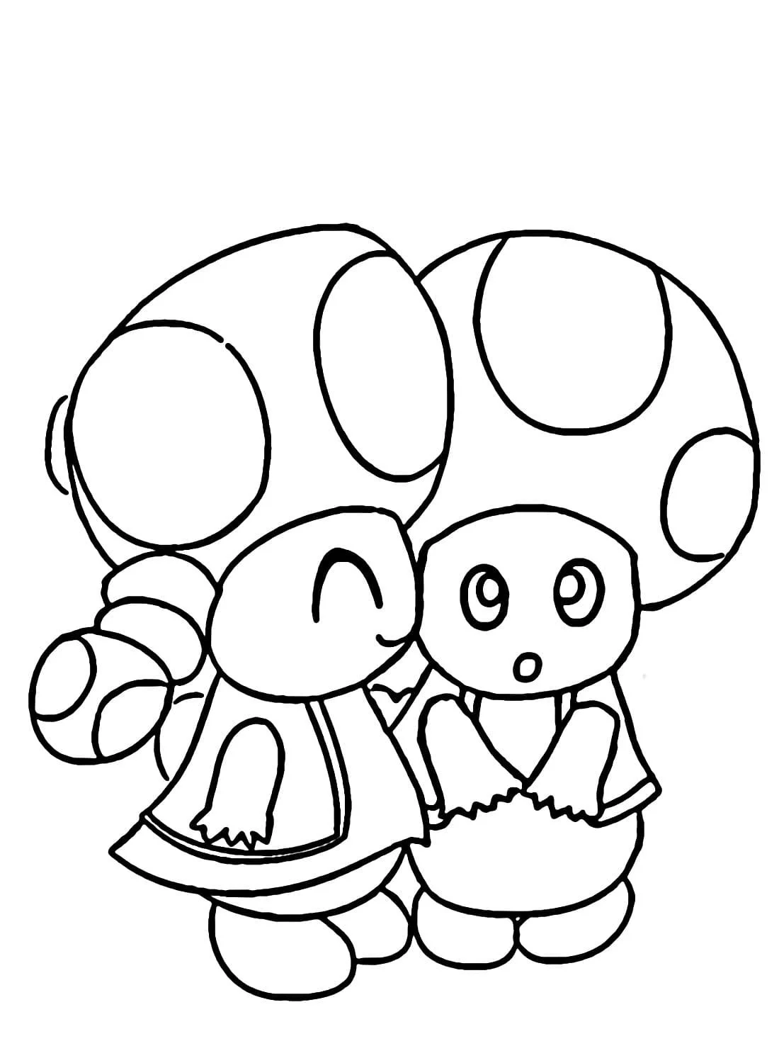 Desenhos de Toad Mario Para Colorir 10