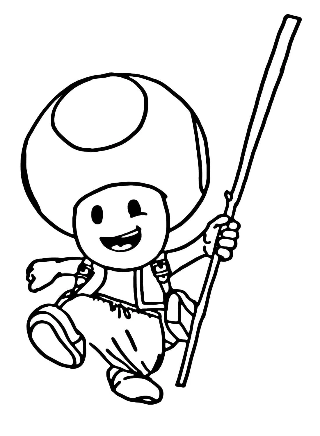 Desenhos de Toad Mario Para Colorir 18