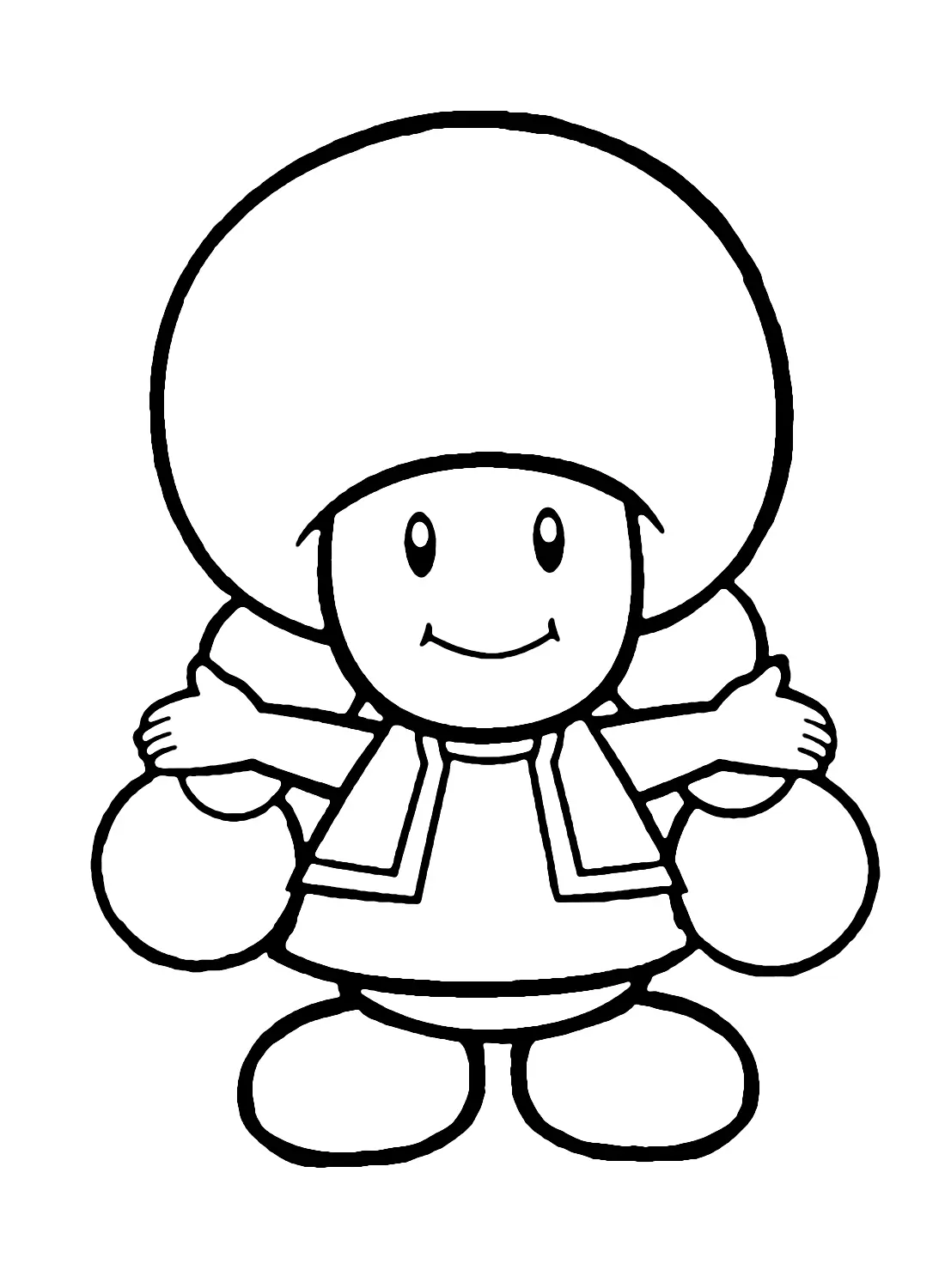 Desenhos de Toadette Para Colorir