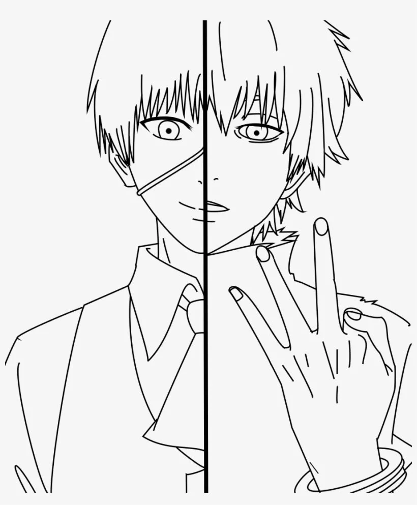 Tokyo Ghoul Coloring Pages 2