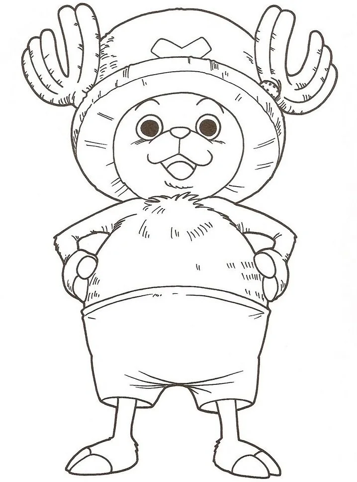 Desenhos de Tony Tony Chopper Para Colorir 10