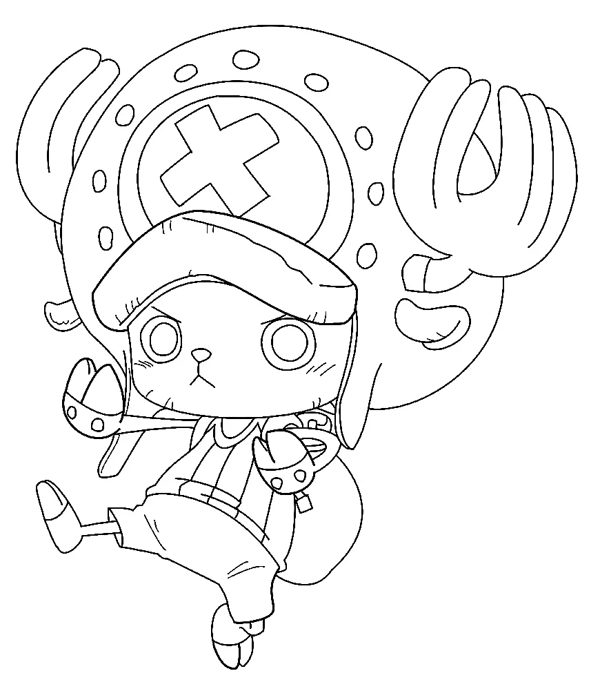 Desenhos de Tony Tony Chopper Para Colorir 20